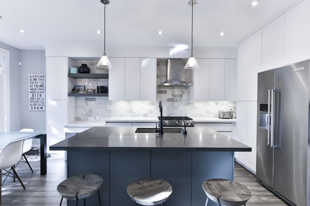 Kitchen lighting installation by Bechtold Electric