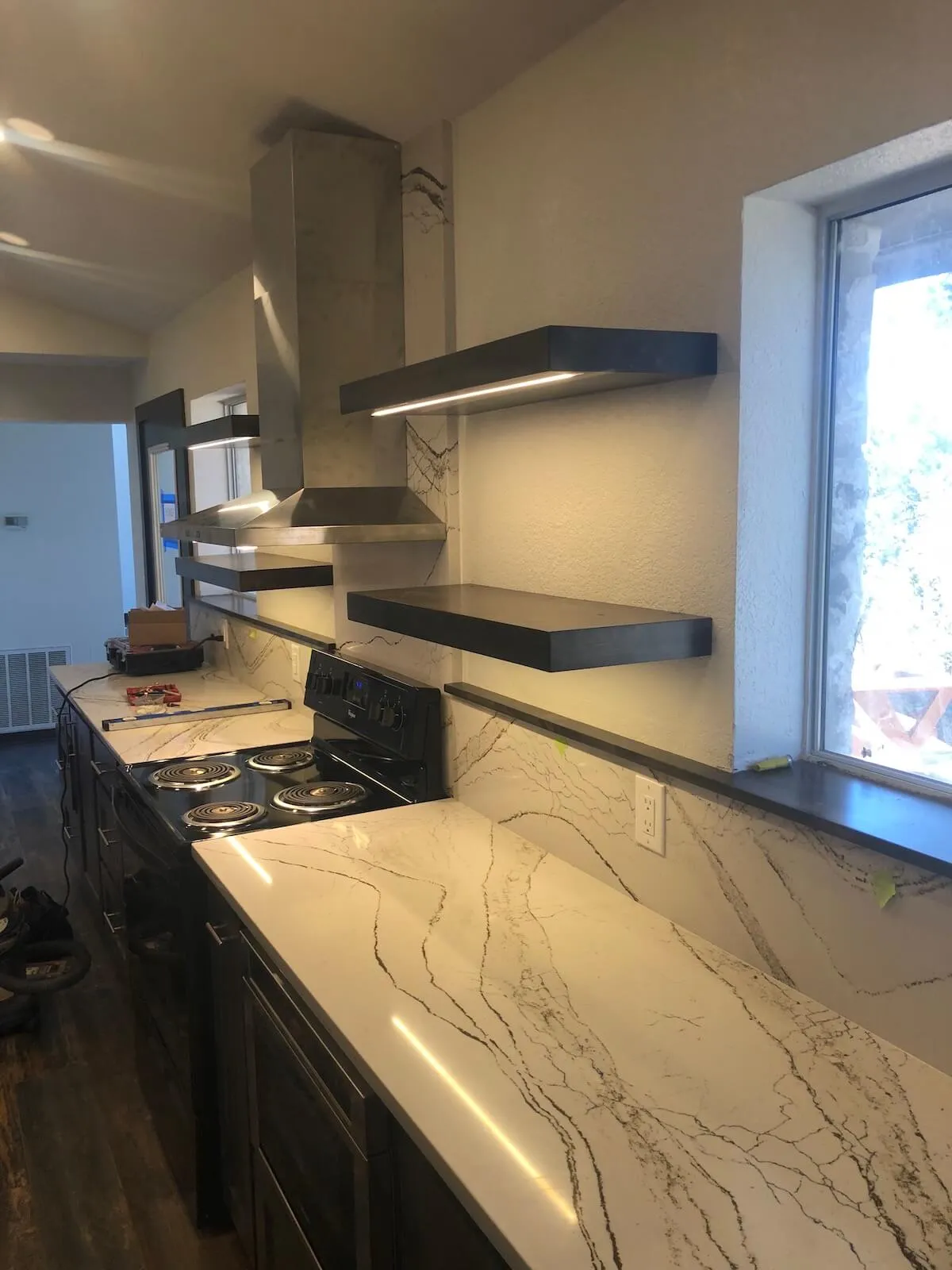 Recessed lighting layout by Bechtold Electric